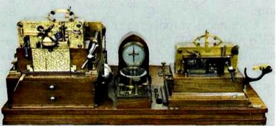 Рис. 3.17. Автоматический телеграфный аппарат Уитстона фирмы «Гейслер и К0». 1890-е годы