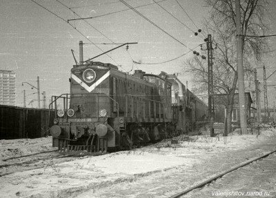 ТЭ1-20-135 на севере 6 парка ст. Москва-пассажирская-Октябрьская