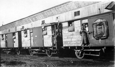 Czech troops arriving in Vladivostok to return home