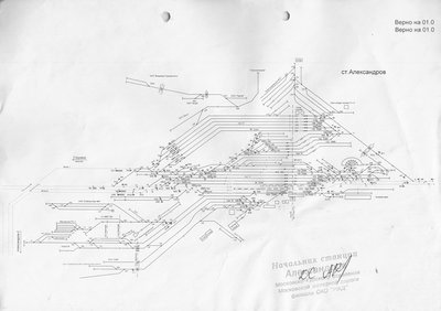 Схема станции александров
