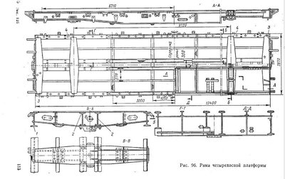 Газ 3302 рама чертеж