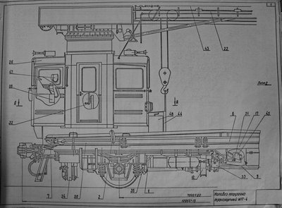 Мотовоз мпт 4 чертеж