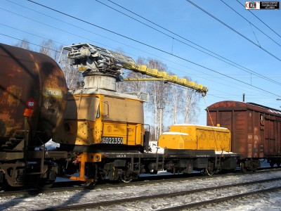 МПТ4-235, перегоняемый в грузовом поезде, перегон Восточная - Крахаль.jpg